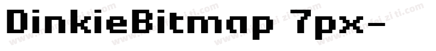 DinkieBitmap 7px字体转换